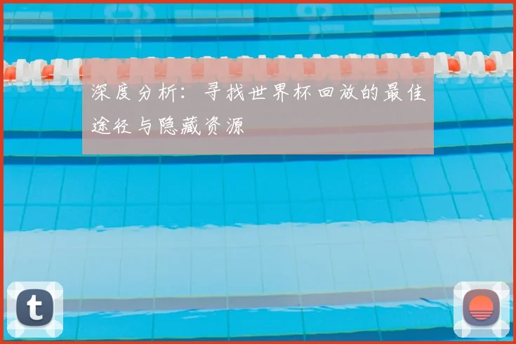 深度分析:寻找世界杯回放的最佳途径与隐藏资源